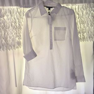 TOMMY HILFIGER White dressy shirt